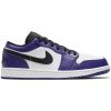 AIR JORDAN 1 LOW COURT PURPLE/BLACK-WHITE-HOT PUNCH