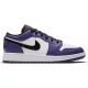 AIR JORDAN 1 LOW (GS) COURT PURPLE/BLACK-WHITE-HOT PUNCH