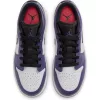 AIR JORDAN 1 LOW (GS) COURT PURPLE/BLACK-WHITE-HOT PUNCH
