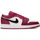 AIR JORDAN 1 LOW  NOBLE RED/BLACK-WHITE