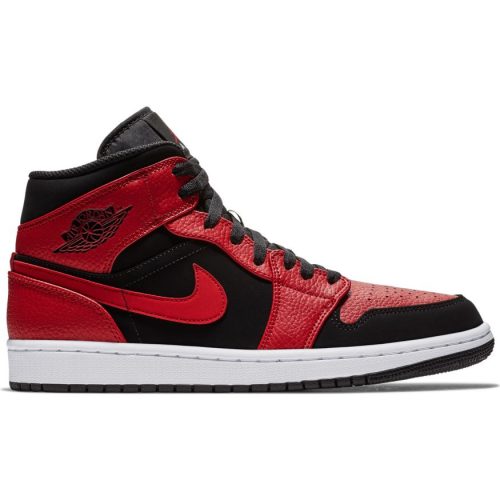 AIR JORDAN 1 MID RED-WHITE BLACK/GYM