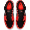 AIR JORDAN 1 MID BLACK/INFRARED WHITE