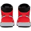 AIR JORDAN 1 MID BLACK/INFRARED WHITE
