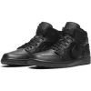 AIR JORDAN 1 MID  BLACK/BLACK