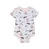 Jordan Bodysuit S/S 3-Pack Jumpman Flight Pink Wash