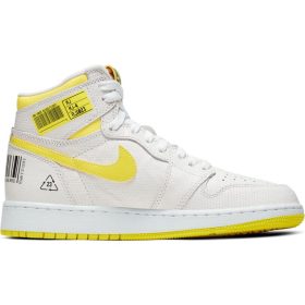   AIR JORDAN 1 RETRO HIGH OG WHITE/DYNAMIC YELLOW-BLACK-GYM RED