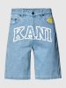 Karl Kani Serif Denim Shorts BLEACHED BLUE