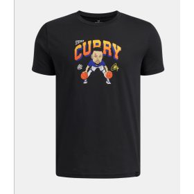 Under Armour Curry Yth Animated Tee Black