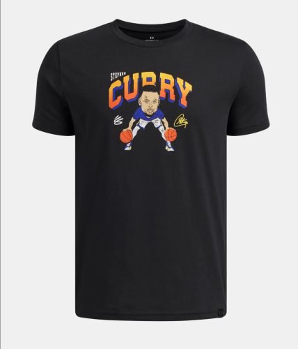 Under Armour Curry Yth Animated Tee Black