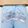 KARL KANI SMALL SIGNATURE DINER SWEATSHORTS LIGHT BLUE XL