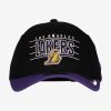 NEW ERA LOS ANGELES LAKERS NBA TEAM 9FIFTY STRETCH SNAPBACK CAP BLACK/PURPLE