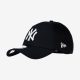 NEW ERA MLB NEW YORK YANKEES TEAM ARCH 9FORTY STRAPBACK CAP NAVY BLUE