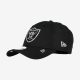 NEW ERA NFL LAS VEGAS RAIDERS 9FORTY STRAPBACK CAP BLACK