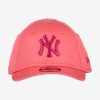 NEW ERA MLB NEW YORK YANKEES LEAGUE ESSENTIAL INFANT 9FORTY ADJUSTABLE CAP PINK