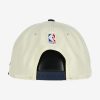 NEW ERA NBA MINNESOTA TIMBERWOLVES DRAFT 9FIFTY SNAPBACK CAP CREAM/NAVY BLUE