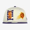 NEW ERA NBA PHOENIX SUNS DRAFT 9FIFTY SNAPBACK CAP CREAM/PURPLE