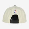 NEW ERA NBA BROOKLYN NETS DRAFT 9FIFTY SNAPBACK CAP CREAM/BLACK