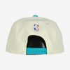 NEW ERA NBA CHARLOTTE HORNETS DRAFT 9FIFTY SNAPBACK CAP CREAM/TEAL