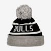 NEW ERA CHICAGO BULLS KIDS CHYT JAKE CUFF BEANIE GRAY/BLACK