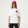 NEW ERA NBA CHICAGO BULLS CHAMPIONSHIP BP OS TEE WHITE/RED