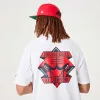 NEW ERA NBA CHICAGO BULLS CHAMPIONSHIP BP OS TEE WHITE/RED