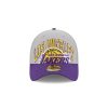 NEW ERA 3930 NBATO 23 LOS ANGELES LAKERS GREY/PURPLE M/L
