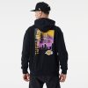 NEW ERA PULOVER SKYLINE GRAPHIC OS HOODY LOS ANGELES LAKERS BLACK XXL