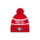 New Era OTC NFL Jake San Francisco 49Ers Knit Beanie Red