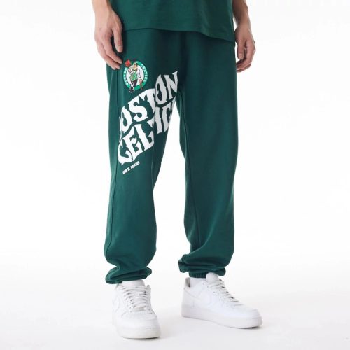 New Era NBA Boston Celtics Graphic Joggers Dark Green