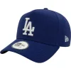 New Era MLB Los Angeles Dodgers Patch 9FORTY Eframe Cap Dark Royal/ White ONE