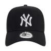 New Era MLB New York Yankees Patch 9FORTY Eframe Cap Navy/ White