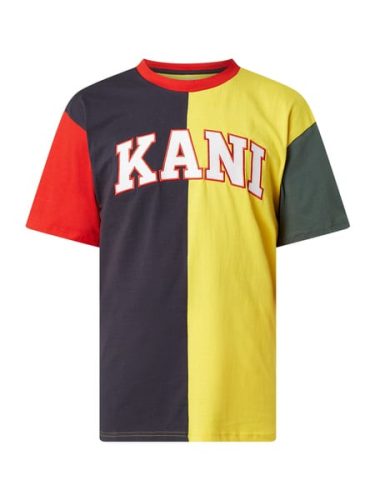 KARL KANI COLLEGE BLOCK TEE navy/yellow/red/green/white