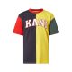 KARL KANI COLLEGE BLOCK TEE navy/yellow/red/green/white