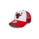 New Era NBA Chicago Bulls Side Patch Trucker Red