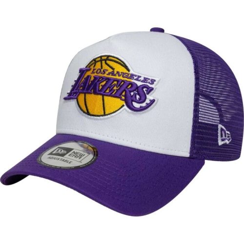 New Era NBA Los Angeles Lakers Side Patch Trucker Purple ONE