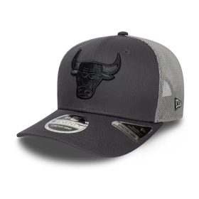   New Era NBA Chicago Bulls 9SEVENTY Stretch Snap Adjustable Cap Dark Grey