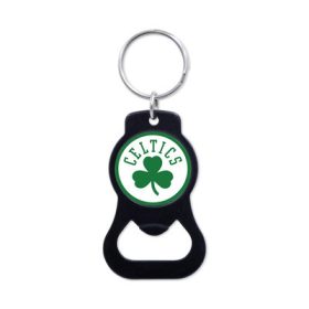   WinCraft - NBA Black Bottle Opener Key Ring - Boston Celtics MC