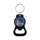 WinCraft - NBA Black Bottle Opener Key Ring - Golden State Warriors MC