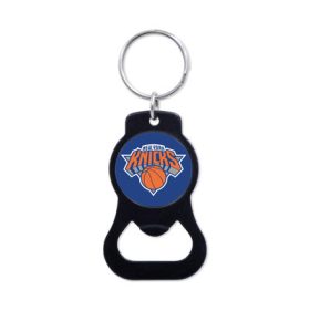   WinCraft - NBA Black Bottle Opener Key Ring - New York Knicks MC