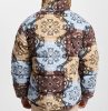 Karl Kani Retro Paisley Corduroy Puffer Jacket LIGHT BLUE/MULTICOLOR