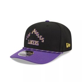   New Era Los Angeles Lakers NBA 2025 City Edition 9Seventy Stretch-Snap Black