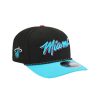 New Era MIami Heat Bulls NBA 2025 City Edition 9Seventy Stretch-Snap Black