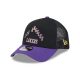 New Era Los Angeles Lakers NBA City Edition Yellow 9Forty A-Frame Trucker Adjustable Cap Black ONE