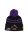 New Era Pom Pom Hat NBA Ce Knit Los Angeles Lakers Original Team Colors Black ONE