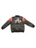 New Era Toronto Raptors 2025/26 City Edition Full Snap Satin Jacket Black