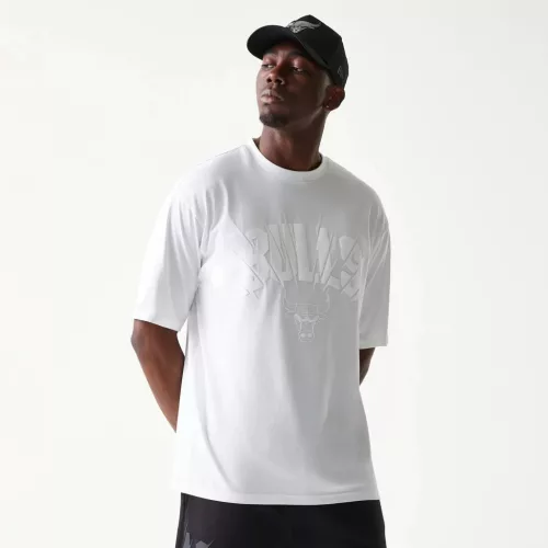 New Era NBA Chicago Bulls Oversized T-Shirt White XL