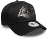 New Era 9FORTY Aframe NBA Metallic Los Angeles Lakers Cap Black ONE