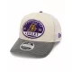 New Era Los Angeles Lakers 9FORTY A-Frame Frayed Trucker Cap White
