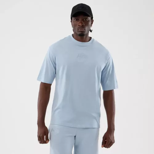 New Era NBA Los Angeles Lakers League Essential Oversized T-Shirt Pastel Blue