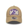 New Era NBA Los Angeles Lakers 9FORTY M-Crown A-Frame Trucker Adjustable Cap Beige